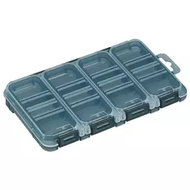 Коробка Meiho Quatro Case J 175x105x18mm, колір: чорний, фото 